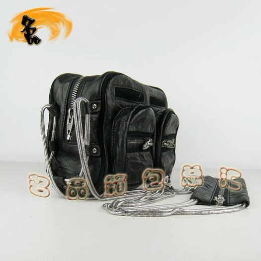 63471 Alexander Wang/亞利山大王 最新款 時尚休閑女士斜挎包 黑色