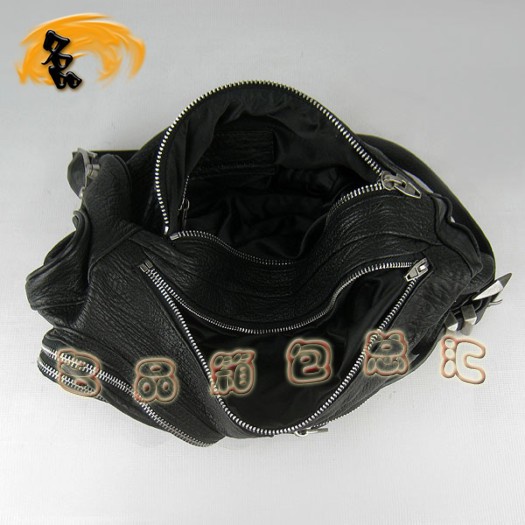 63465 Alexander Wang/亞利山大王 最新款 女士斜挎包 休閑女包 黑色