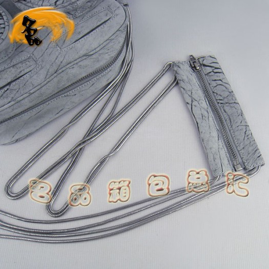 63471 Alexander Wang/亞利山大王 最新款 時尚休閑女士斜挎包 灰色