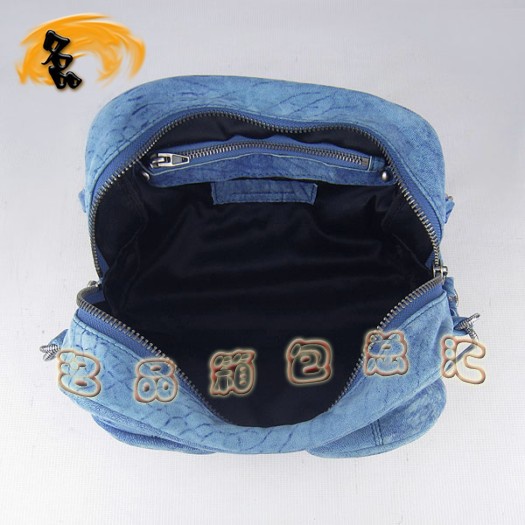 63471 Alexander Wang/亞利山大王 最新款 時尚休閑女士斜挎包 藍色