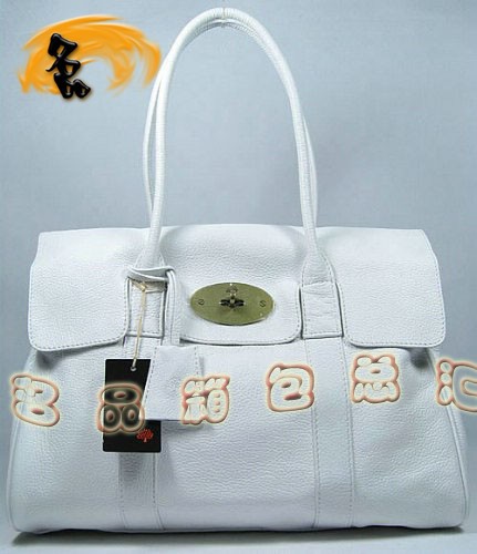 7803 瑪百莉最新廣告款 時(shí)尚女士手提包 Mulberry單肩包 Mulberry女包 白色