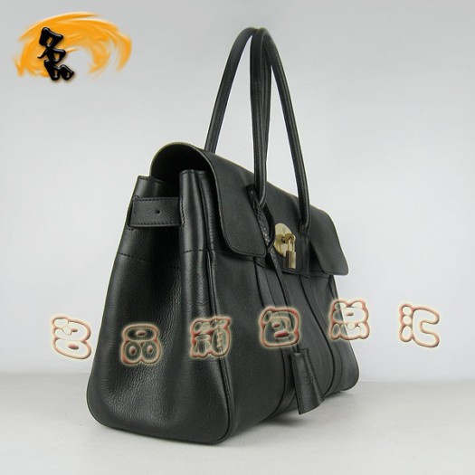 7803 瑪百莉最新廣告款 時尚女士手提包 Mulberry單肩包 Mulberry女包 黑色