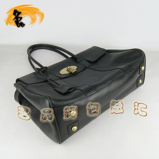 7803 瑪百莉最新廣告款 時尚女士手提包 Mulberry單肩包 Mulberry女包 黑色