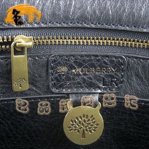 7803 瑪百莉最新廣告款 時尚女士手提包 Mulberry單肩包 Mulberry女包 黑色