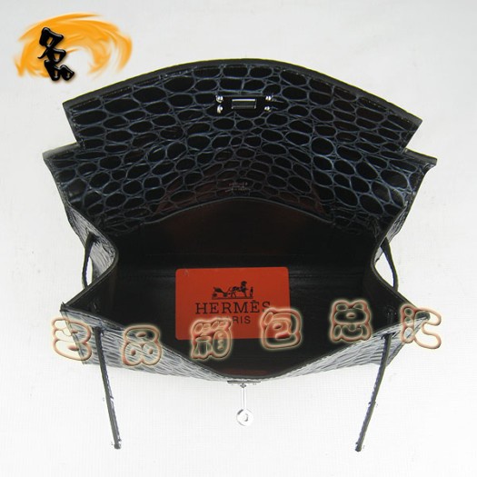 H008 愛(ài)馬仕最新款 石頭紋 Kelly系列 Hermes手提包 Hermes女包 黑色