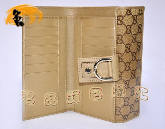 141410 GUCCI最新款 GUCCI錢(qián)包 G花PVC料 GUCCI女包 GUCCI長(zhǎng)款錢(qián)包