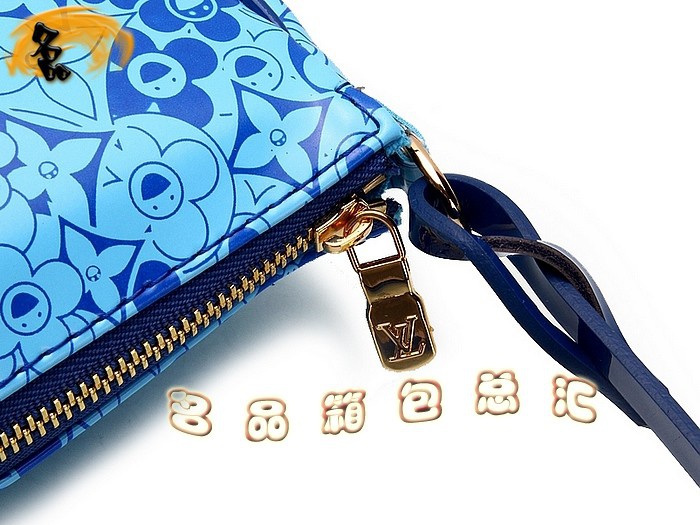 M93167 LV單肩包 LV新款沙灘系列小肩包 LV女包 LV太陽花沙灘包 藍色