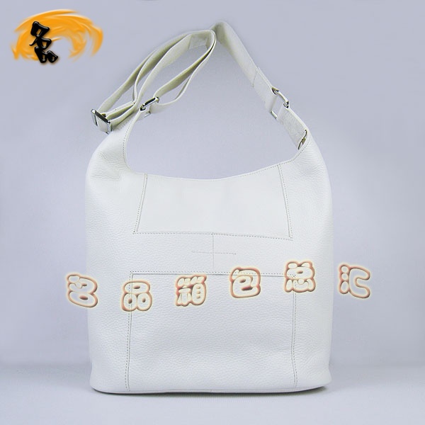 H2801 Hermes最新款 Hermes荔枝紋 愛(ài)馬仕斜挎包 進(jìn)口牛皮時(shí)尚休閑女包 白色