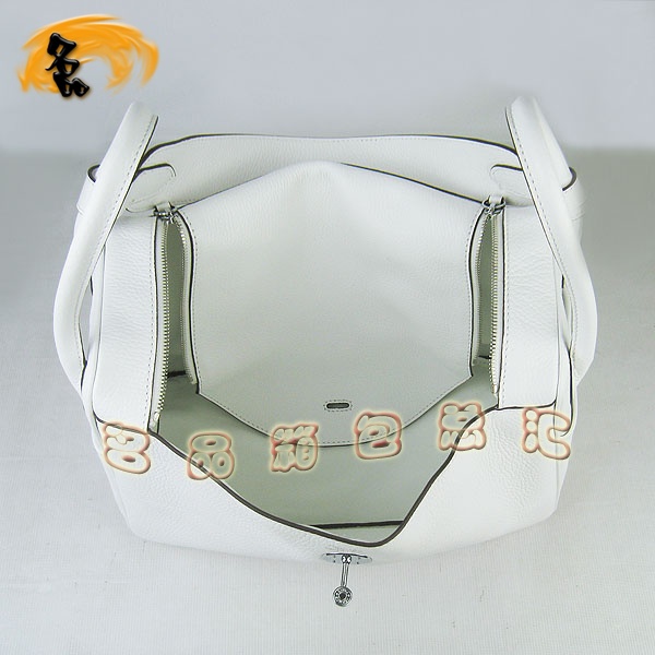 6208 Hermes Lindy系列 Hermes單肩包 女包 Hermes 手提包荔枝紋 白色