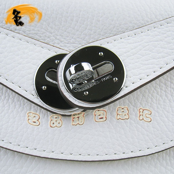 6208 Hermes Lindy系列 Hermes單肩包 女包 Hermes 手提包荔枝紋 白色