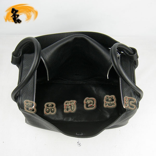 6208 Hermes Lindy系列 Hermes單肩包 女包 Hermes 手提包荔枝紋 黑色