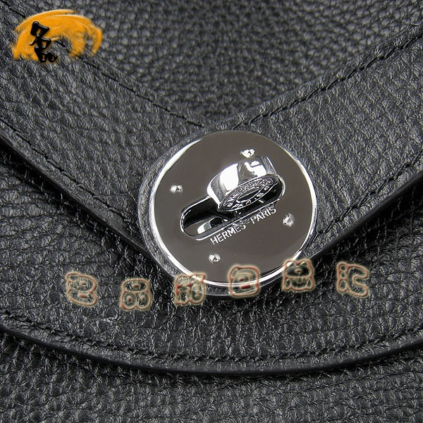 6208 Hermes Lindy系列 Hermes單肩包 女包 Hermes 手提包荔枝紋 黑色