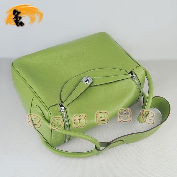 6208 Hermes Lindy系列 Hermes單肩包 女包 Hermes 手提包荔枝紋 綠色