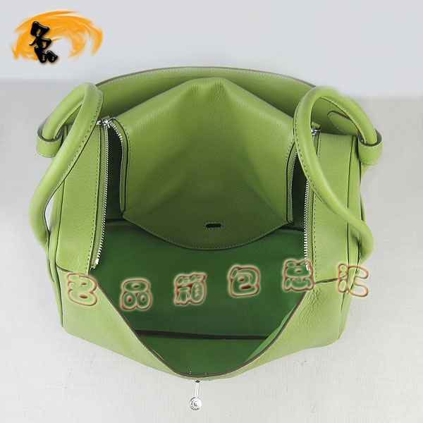 6208 Hermes Lindy系列 Hermes單肩包 女包 Hermes 手提包荔枝紋 綠色