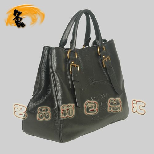 8602 Prada熱銷1:1品質(zhì)女包 普拉達(dá)高檔牛皮手提包 Prada斜挎包 黑色