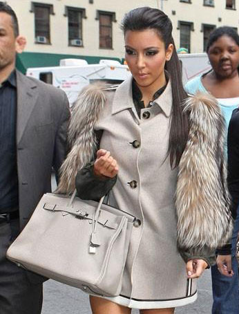 6089 Hermes Birkin 鉑金包 愛馬仕荔枝紋35 時尚手提包 Hermes女包 灰色銀扣