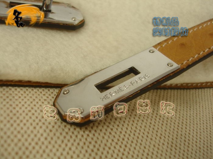 01289 帆布包 Hermes Birkin 鉑金包 Hermes 女包 真鴕鳥皮 米白色 訂制品 實時報價