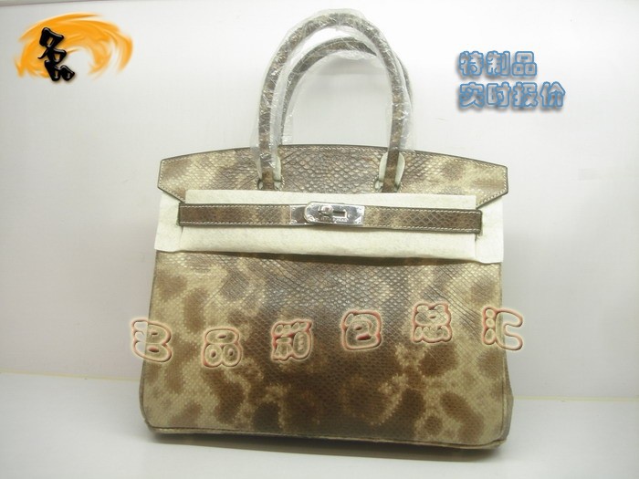 05890 Hermes Birkin 鉑金包 Hermes 女包 真蟒蛇皮 手提包 訂制品 實時報價
