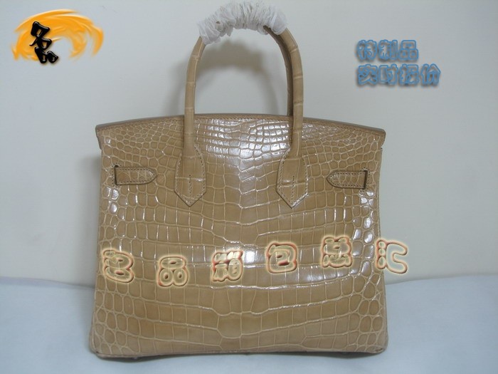 08003 Hermes Birkin 鉑金包 Hermes 女包 真鱷魚皮 手提包 杏色 訂制品 實時報價