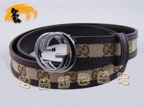 114874 Gucci最新款 時尚休閑男士皮帶 Gucci皮帶 Gucci腰帶 G花配高檔牛皮