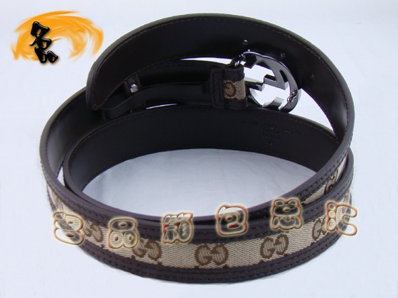 114874 Gucci最新款 時尚休閑男士皮帶 Gucci皮帶 Gucci腰帶 G花配高檔牛皮