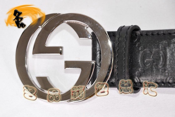 114984 Gucci新款 進口牛皮壓花男士皮帶 Gucci皮帶 Gucci腰帶 一比一品質