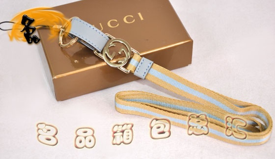 115278 Gucci手機鏈 Gucci最新款 一比一品質手機掛飾 Gucci飾品 黃配藍色