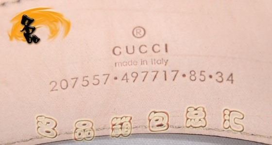 207557 Gucci皮帶 Gucci最新款 古奇經(jīng)典雙G防水水晶面料男士皮帶 Gucci腰帶