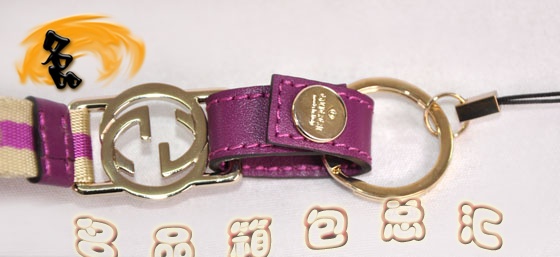 115278 Gucci手機鏈 Gucci最新款 一比一品質手機掛飾 Gucci飾品 米白配紫色