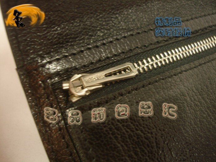05389 Hermes最新款 Hermes真鱷魚皮 時尚女士錢夾 愛馬仕長款錢包 黑色 實時報價