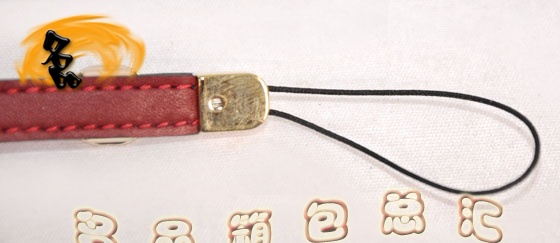 115279 Gucci手機鏈 Gucci進口高檔牛皮時尚女士手機掛飾 Gucci飾品 紅色