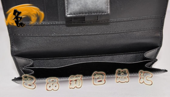 152747 Gucci錢(qián)包 Gucci進(jìn)口牛皮雙G壓花時(shí)尚休閑女包 Gucci長(zhǎng)款錢(qián)包 黑色