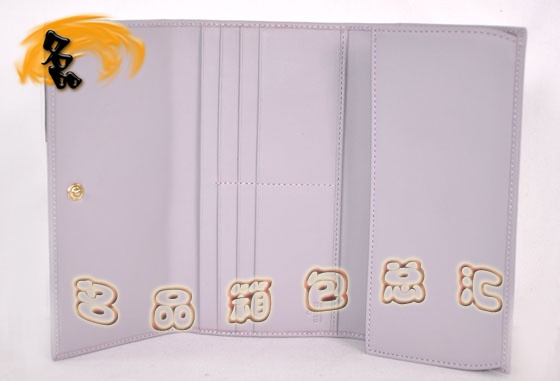 181595 古奇經(jīng)典雙G帆布女士錢(qián)夾 Gucci長(zhǎng)款錢(qián)包 Gucci女包 一比一品質(zhì) 杏配淺紫色