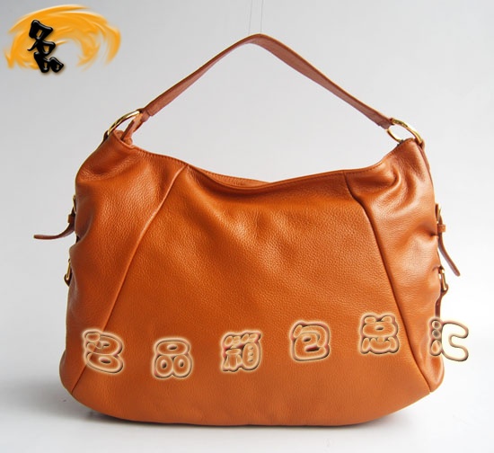 69526 Prada最新款 普拉達時尚女士單肩包 Prada進口牛皮女包 骷髏裝飾 淺啡色