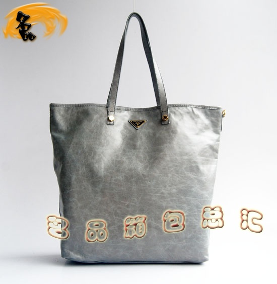 29165 Prada最新款 普拉達牛皮女士卡通單肩包 Prada手提包 一比一品質 灰色