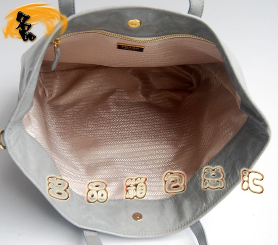 29165 Prada最新款 普拉達牛皮女士卡通單肩包 Prada手提包 一比一品質 灰色