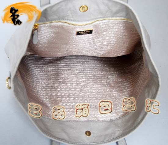 29165 Prada最新款 普拉達牛皮女士卡通單肩包 Prada手提包 一比一品質 米白色