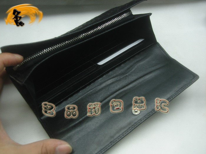 08799 Bottega Veneta經(jīng)典羊皮編織工藝 寶緹嘉錢包 BV錢夾 Bottega長款錢包 黑色
