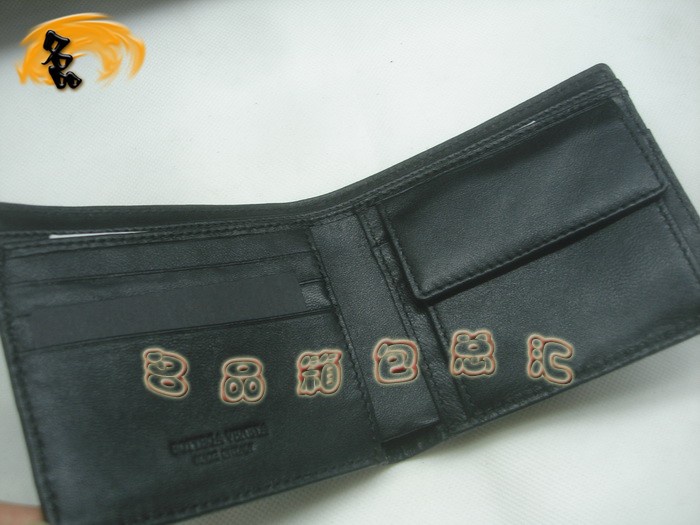 08811 Bottega Veneta經典羊皮編織工藝 寶緹嘉錢包 BV錢夾 Bottega短款錢包 黑色