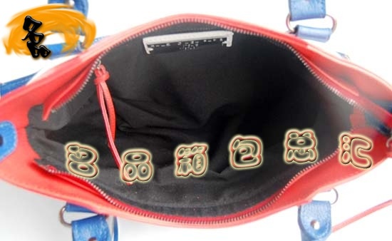 084331 巴黎世家女包 新款拼色頭層牛皮女士機(jī)車包 Balenciaga手提包 單肩包 白色