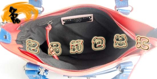 084331 巴黎世家女包 新款拼色頭層牛皮女士機車包 Balenciaga手提包 單肩包 粉色