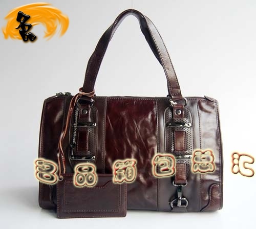 8386 一比一品質 Balenciaga手提包 巴黎世家牛皮休閑包 Balenciaga女包 啡色