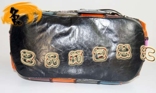 084609 Balenciaga最新款 拼色牛皮時(shí)尚女士手提包 巴黎世家女包 正品品質(zhì) 黑色