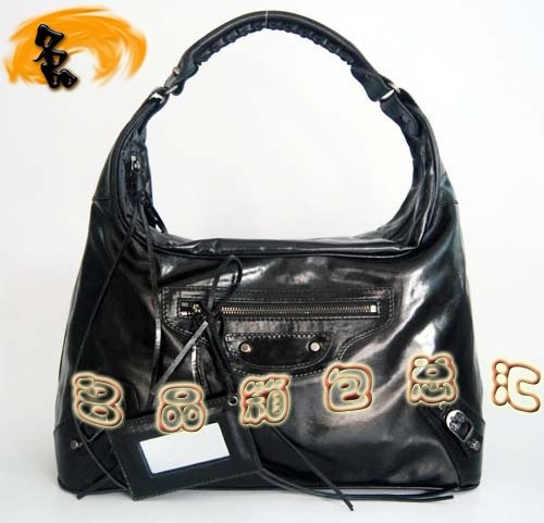 084608 Balenciaga單肩包 巴黎世家經典時尚休閑女包 Balenciaga手提包 黑色