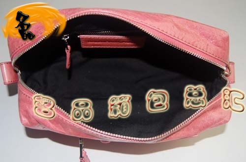 084611 Balenciaga手拿包 進口牛皮時尚女士手包 巴黎世家女包 手抓包 粉紅色