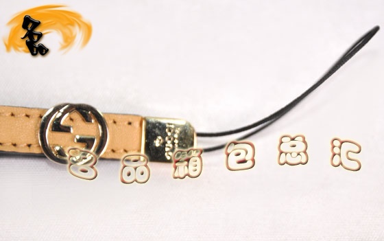 115279 一比一品質 Gucci手機鏈 古奇最新款掛件 Gucci手機掛飾 Gucci飾品 杏色