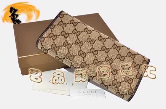 245728 Gucci雙G帆布錢(qián)包 Gucci時(shí)尚休閑女包 愛(ài)心 Gucci錢(qián)包 杏配深啡色