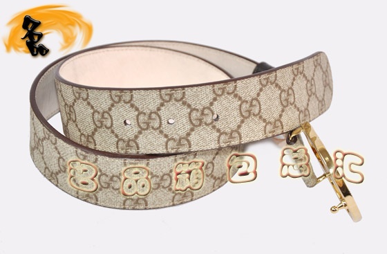 232849 Gucci腰帶 Gucci最新款 古奇男款皮帶 古奇時尚休閑男士皮帶 灰色