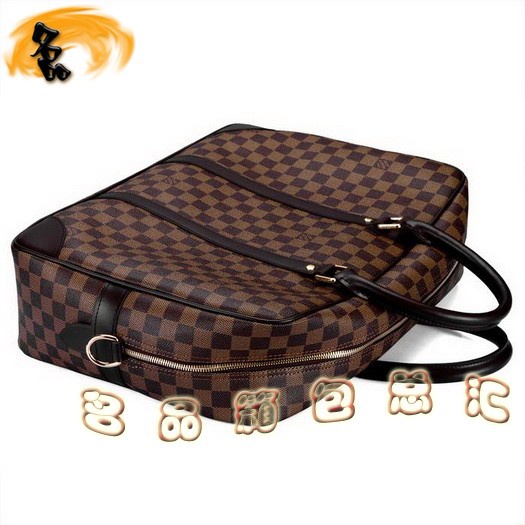 N41122 LV男包 LV手提包 LV經典棋盤格 LV公文包 LV斜挎包