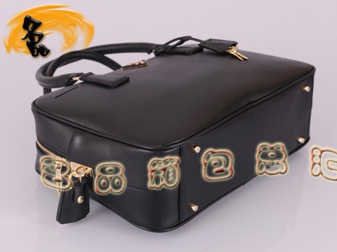 BL0094 Prada手提包 時尚休閑普拉達女包 原版一比一品質進口頭層牛皮女包 黑色